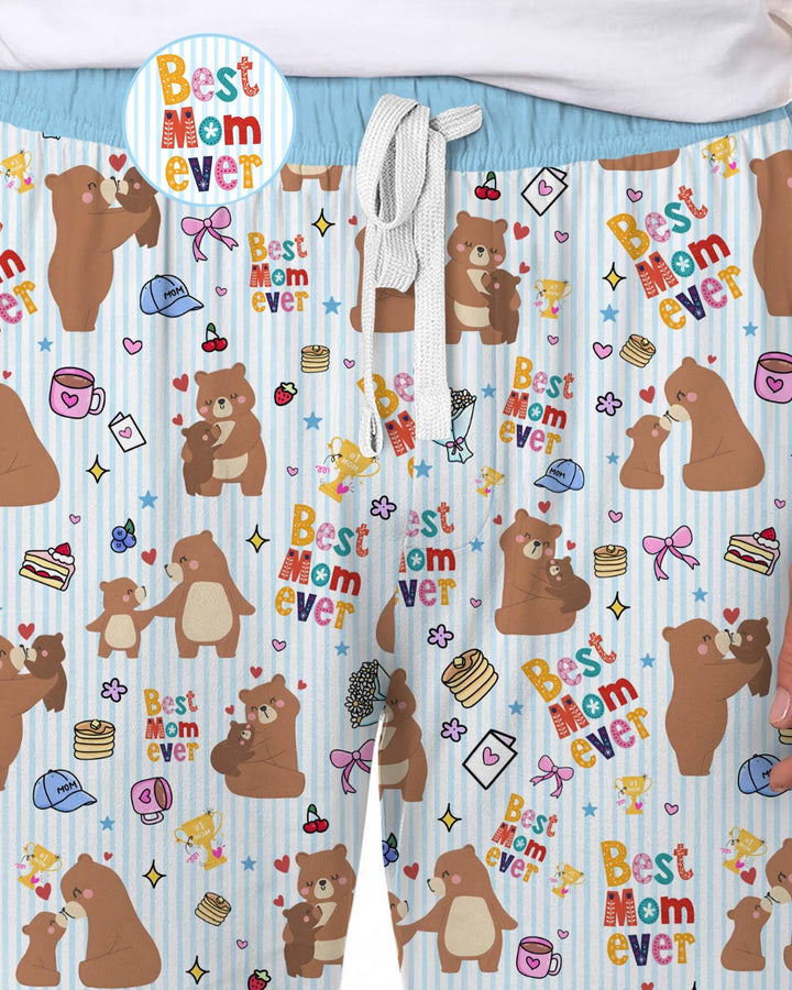 Best Mama Bear Ever Family Matching Bamboo Men's Pajama Set