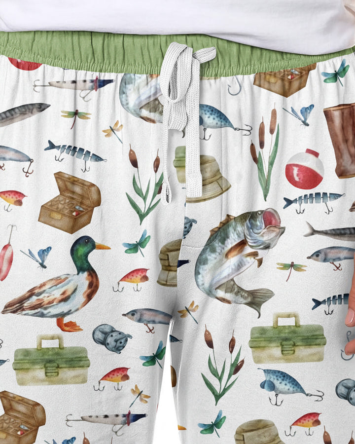 Daddy's Fishing Buddy Daddy& Me Matching Bamboo Men's Pajama Set