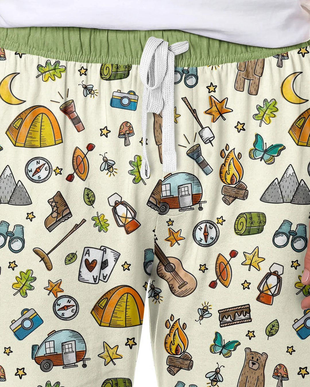 Pijama de Bambú para Hombre Love Camping a Juego Familiar