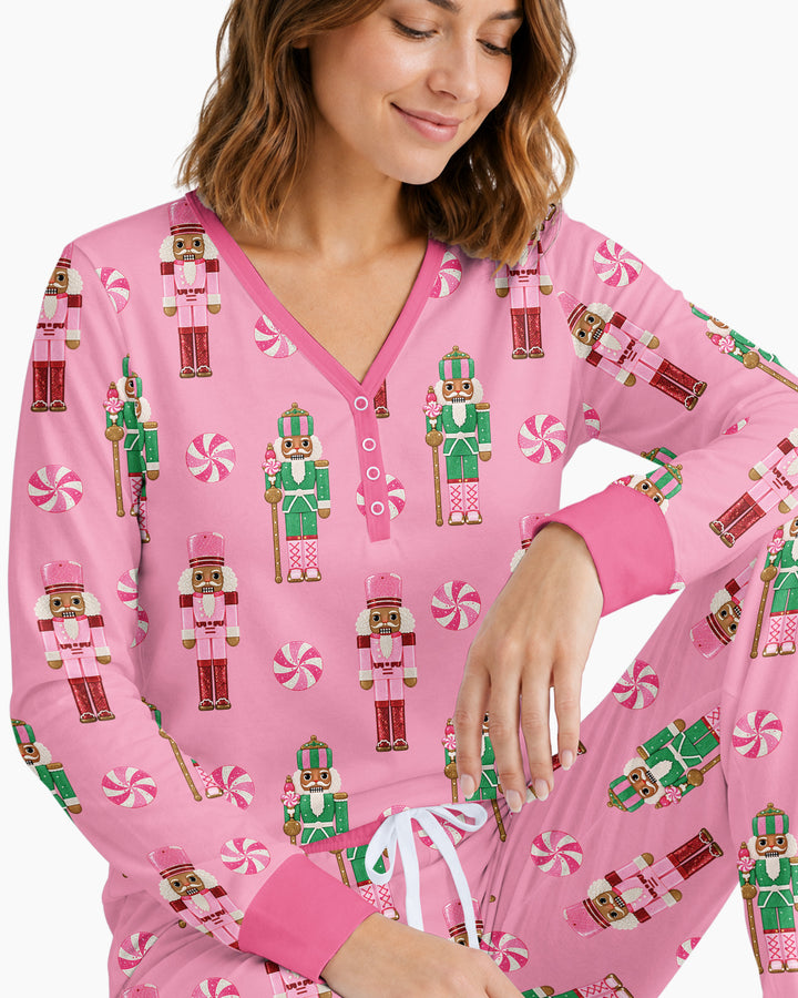 Pink Nutcracker Dreams Bamboo Women Pajama Set
