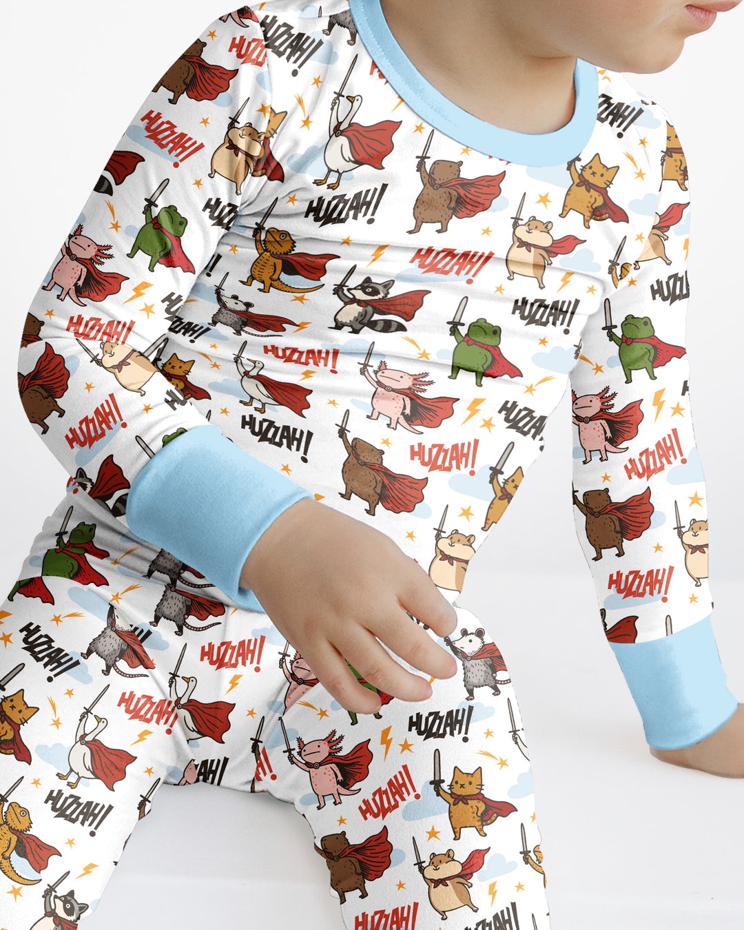 Huzzah! Huzzah! Bamboo Two Piece Long Sleeve Pajama Set