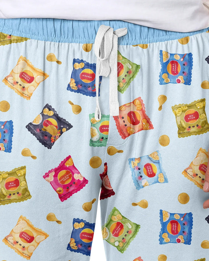 Potato Chips Bamboo Men's Pajama Set