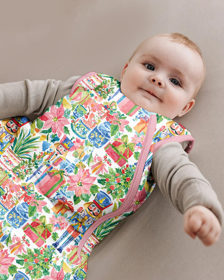 Watercolor Nutcracker Holiday Bamboo Sleep Bag