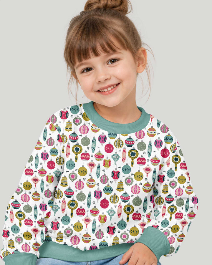 Tiny Christmas Ornaments Bamboo Crewneck Sweatshirt