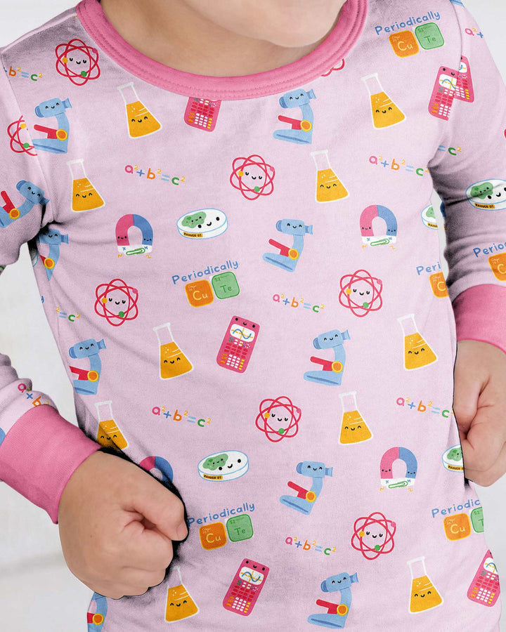 Pijama de dos piezas de bambú de manga larga Shabat Shalom