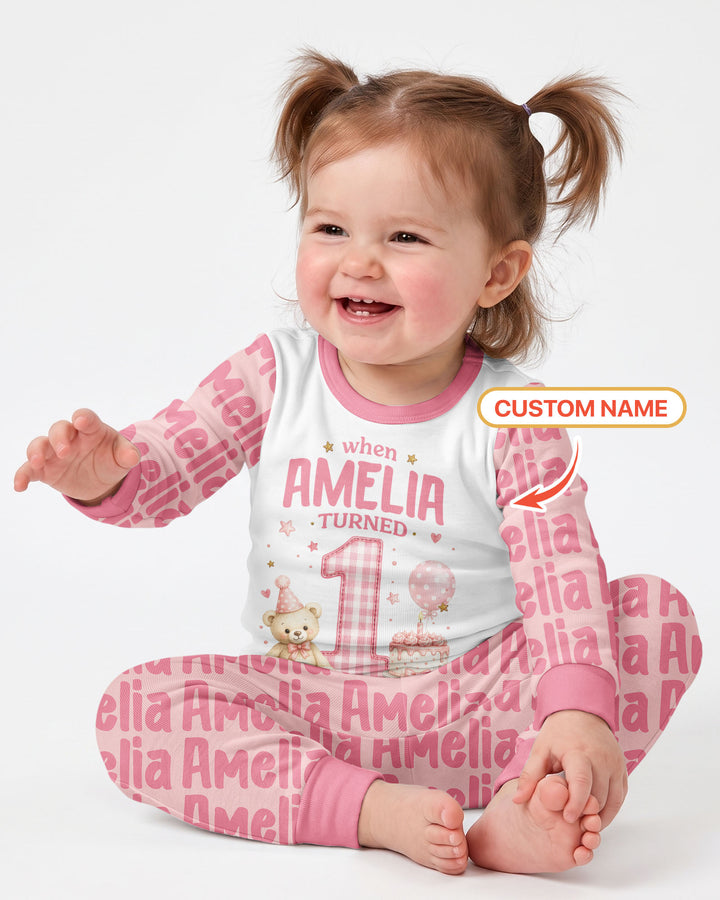 When Baby Turn New Age Two Piece Long Sleeve Pajama Set Bamboo Two Piece Long Sleeve Pajama Set