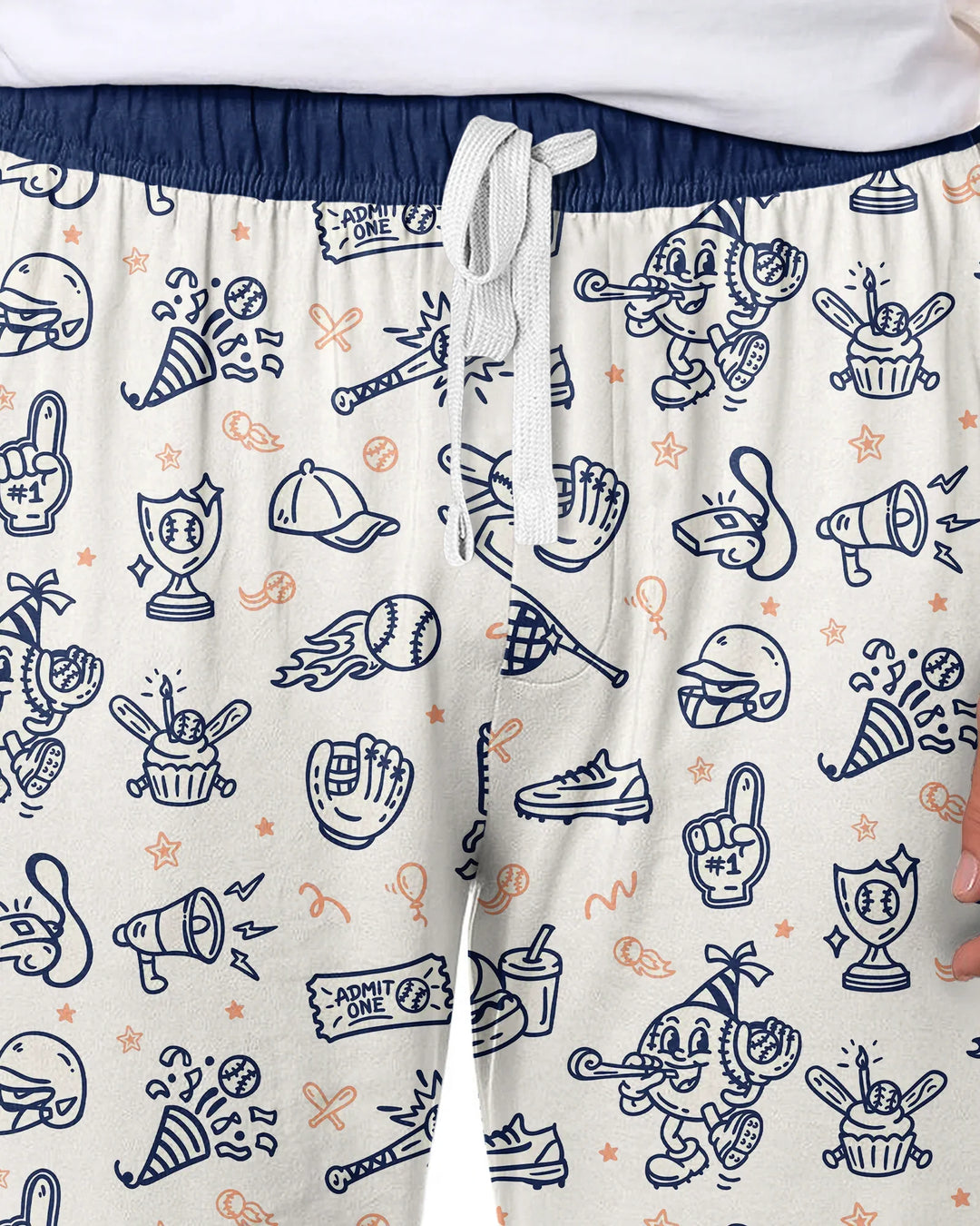 Ballpark Bash Bamboo Men's Pajama Set