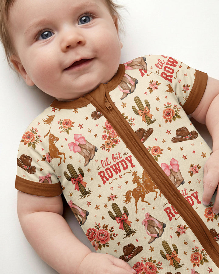 Coquette Cowgirl Lil Bit Rowdy Shorty Zippy