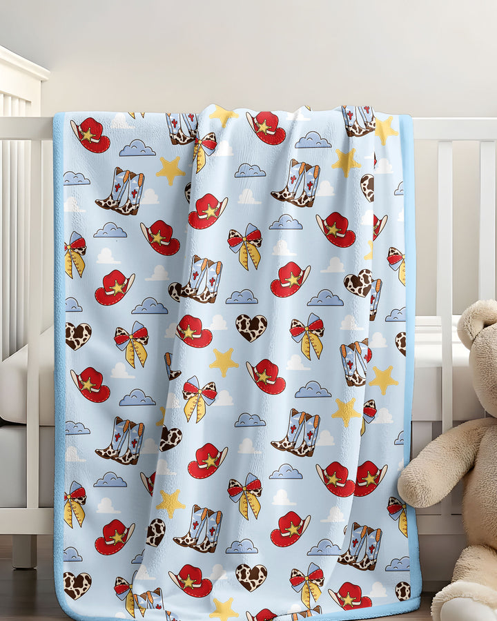 Cowboy Story Bamboo Blanket