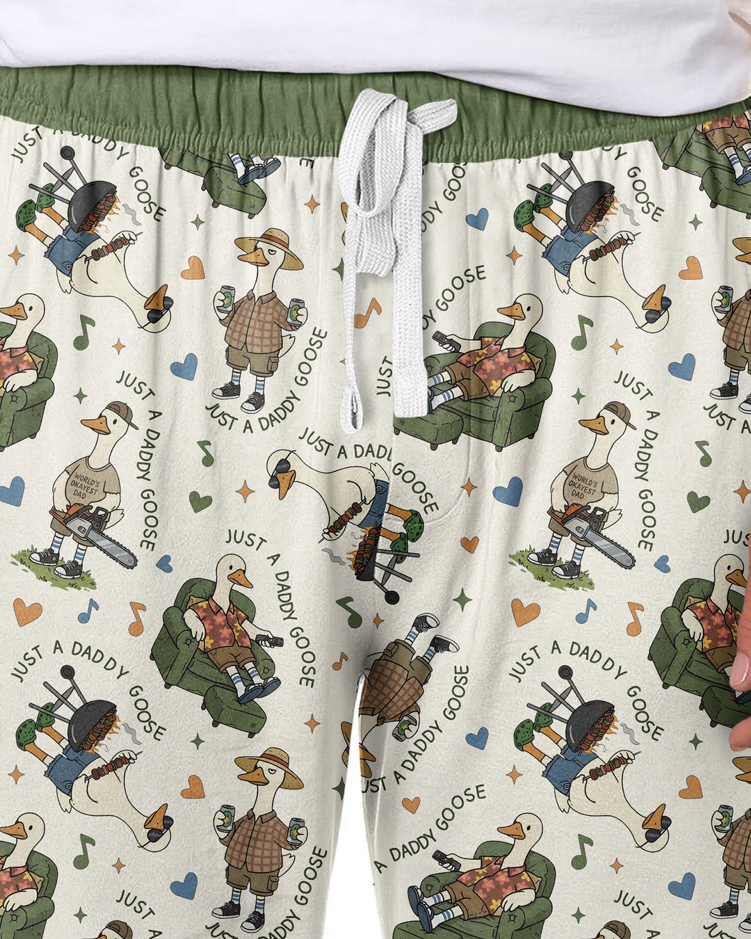 Just A Daddy Goose Family Matching Bamboo Men's Pajama Set