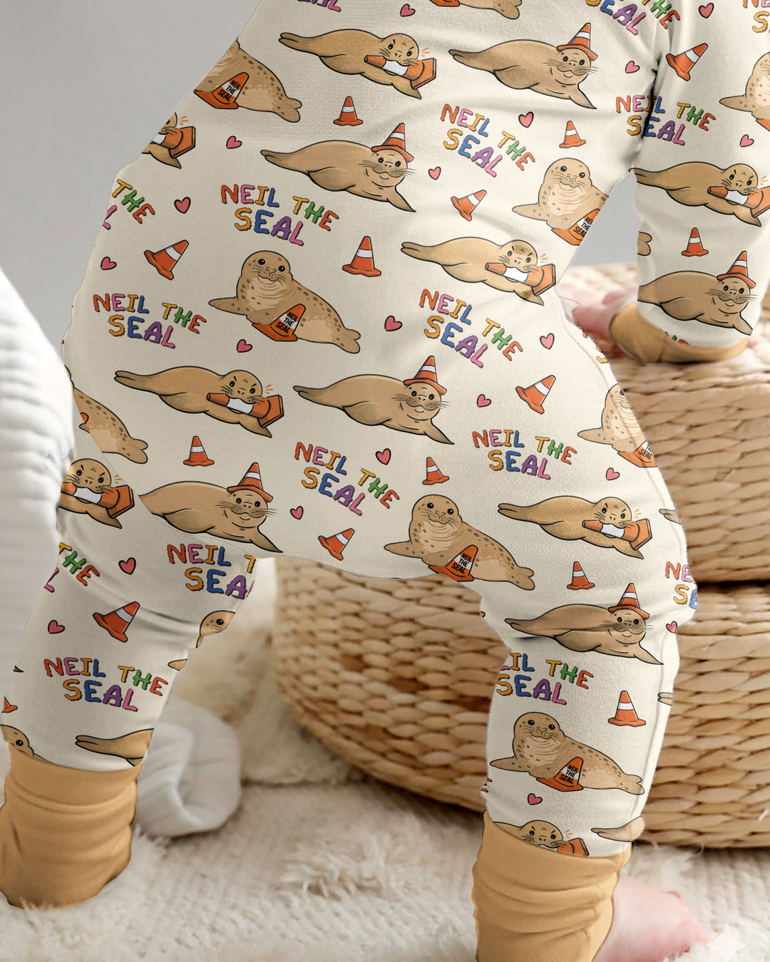 Neil The Seal Bamboo Convertible Zippy