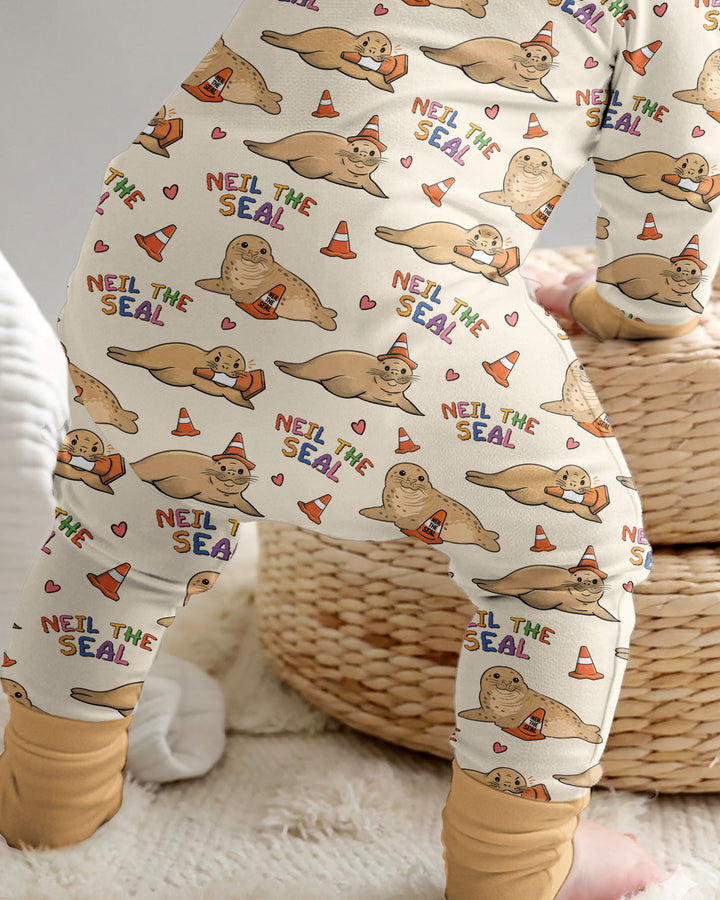Neil The Seal Bamboo Convertible Zippy