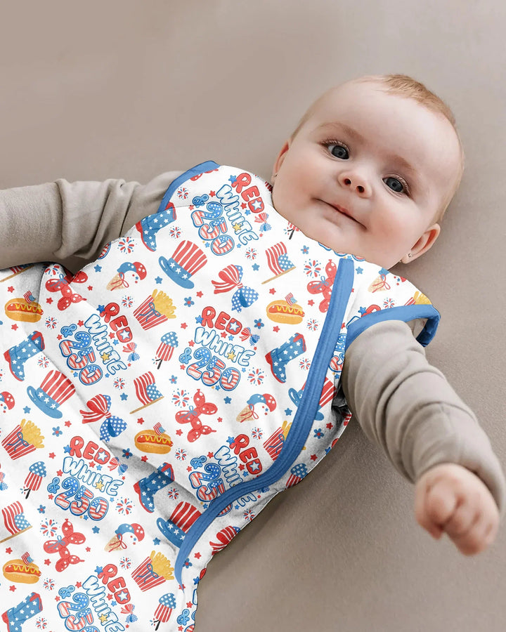Red White & 250 Bamboo Sleep Bag