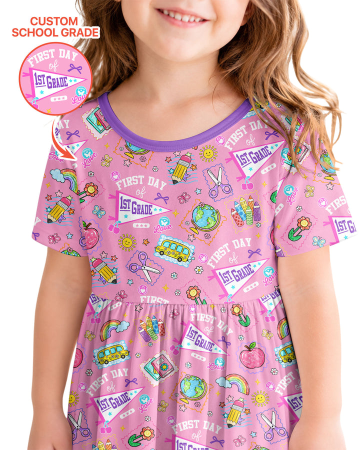 Vorlage Bambus Twirl Kleid