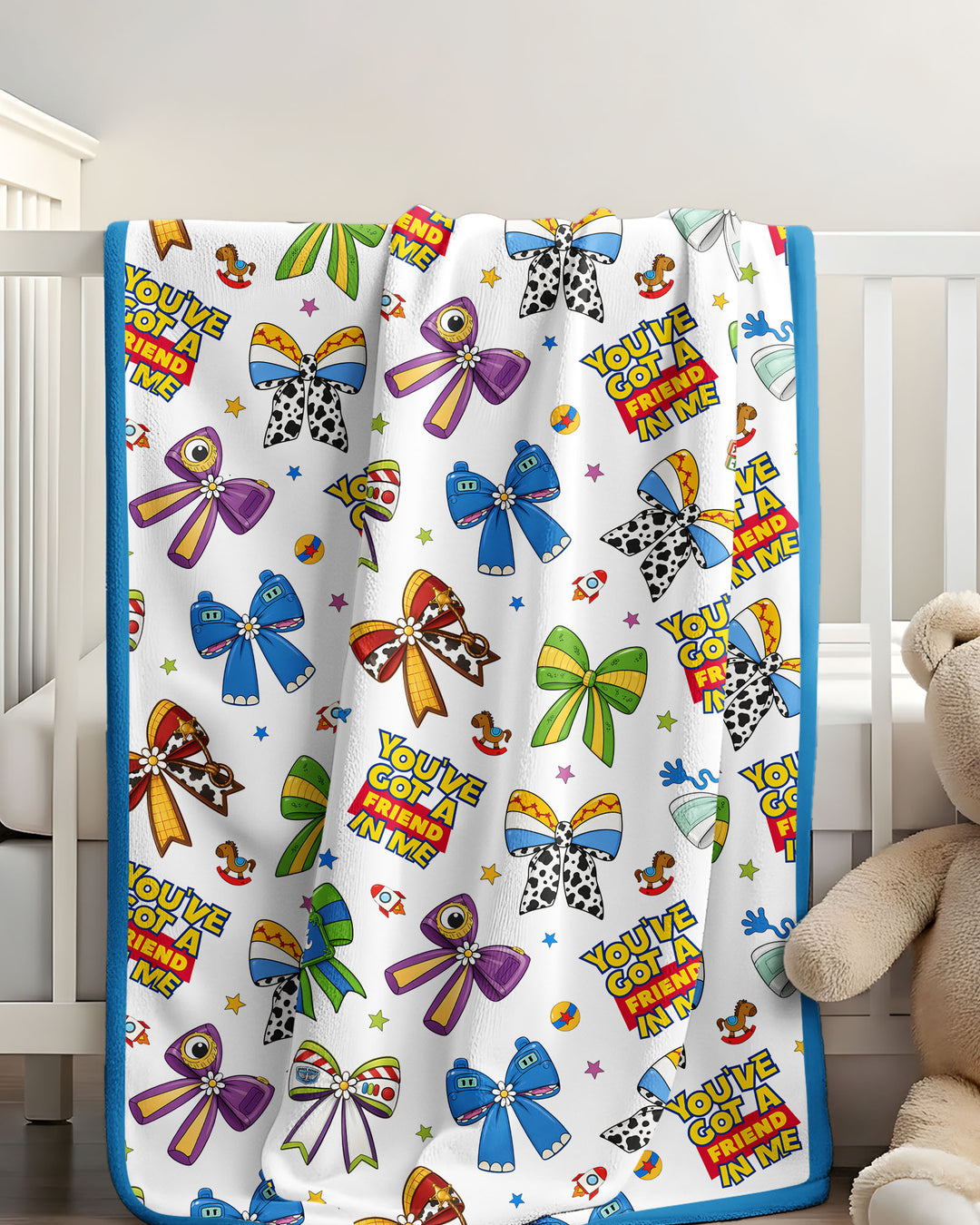 Magical Mirror Bow Bamboo Blanket