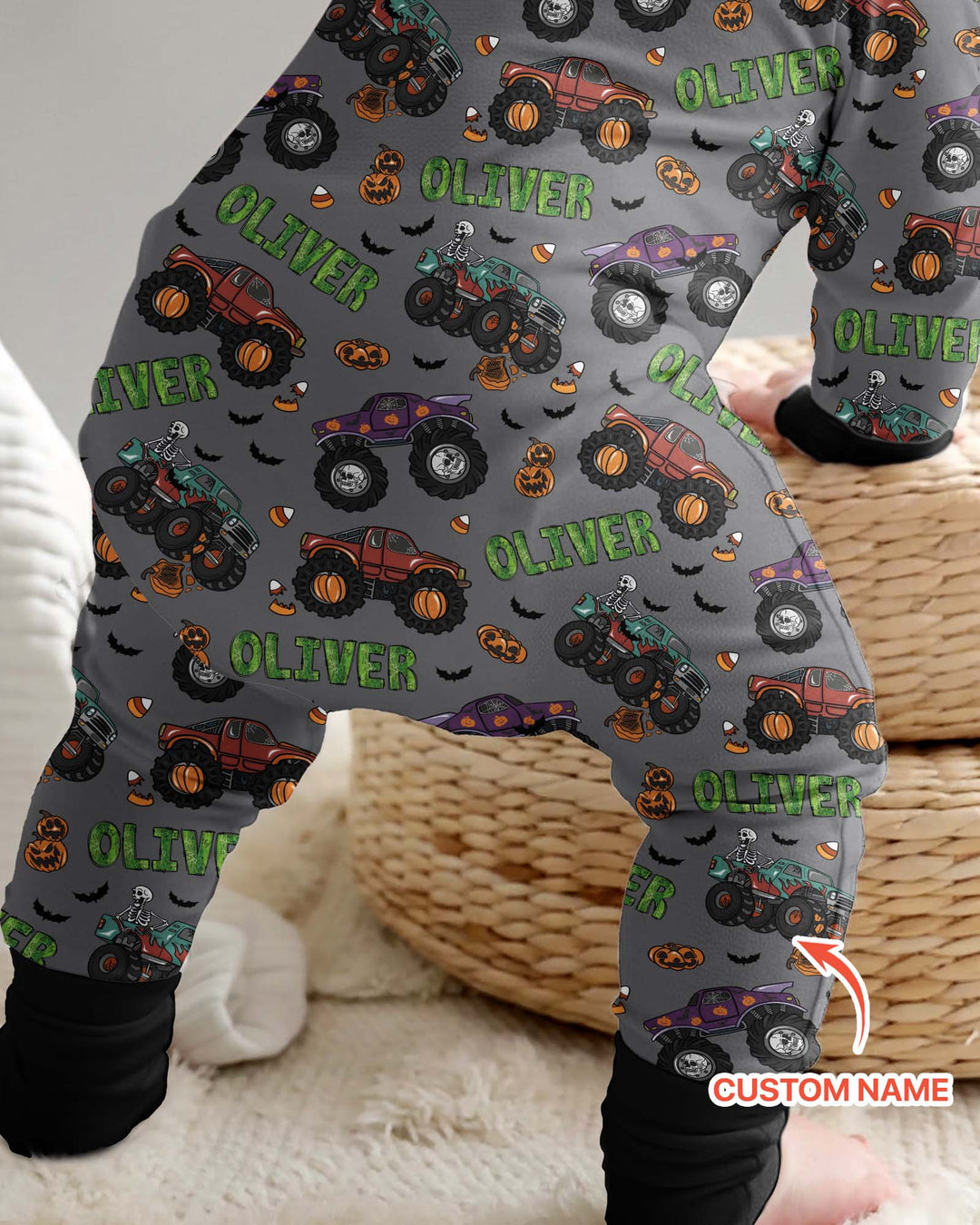 Gerippte Babykleidung mit individuellem Foto - Weich &amp; Skizzenhaft