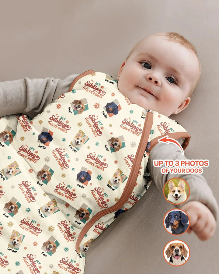 Schlafsack aus Bambus-Musselin – personalisierbar
