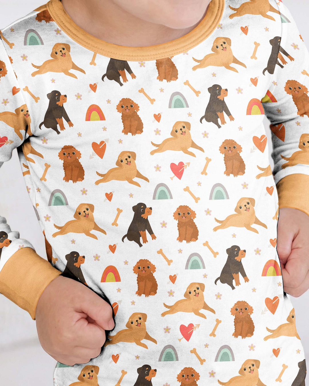 Brown Dogs Bamboo Two Piece Pajama Set