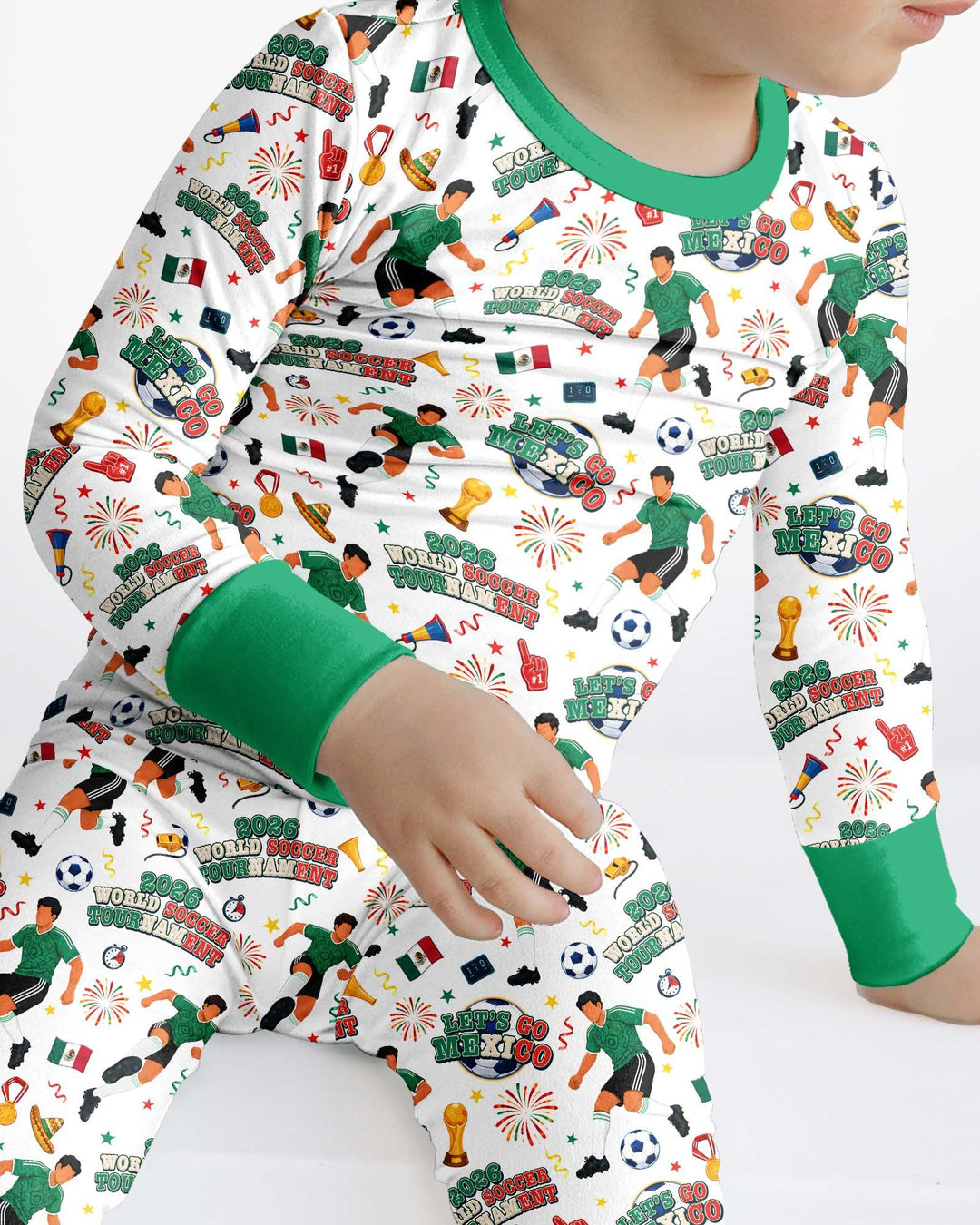 Conjunto de pijama de dos piezas de bambú con mangas largas, plantilla PERSONALIZADA