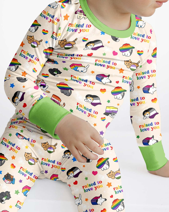 Conjunto de pijama de dos piezas de bambú con mangas largas, plantilla PERSONALIZADA