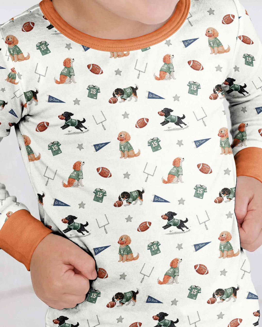 Conjunto de pijama de dos piezas de bambú con mangas largas, plantilla PERSONALIZADA