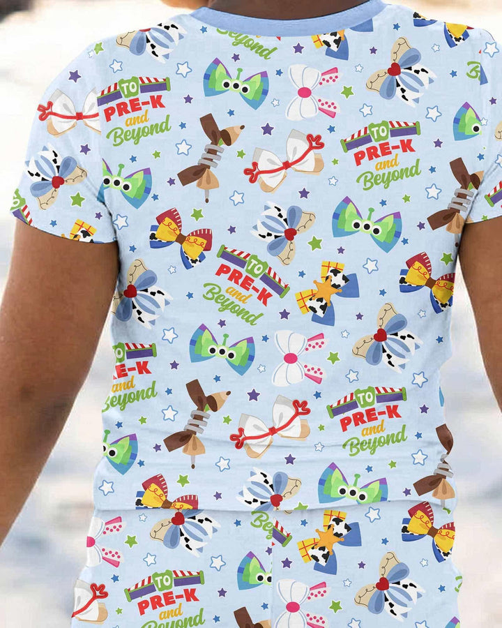 Ready for Pre-K Bamboo Two Piece Short Sleeve Pajama Set