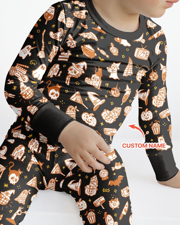 Spooky Season Bamboo Two Piece Long Sleeve Pajama Set