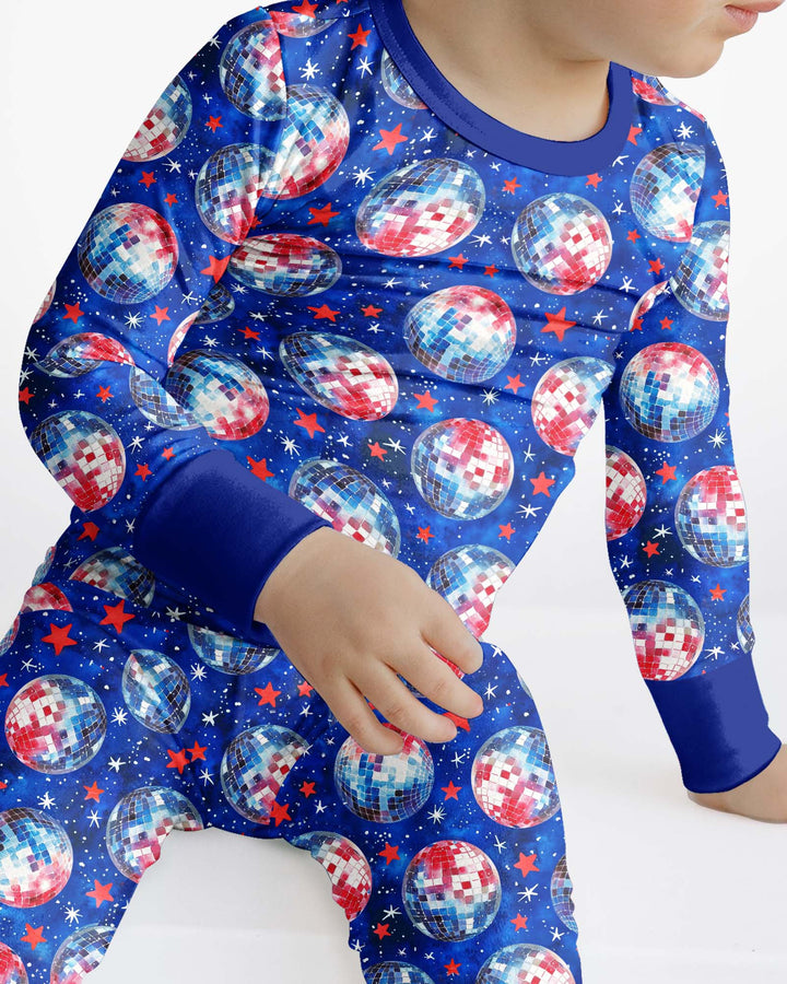 Conjunto de pijama de dos piezas de bambú de manga larga