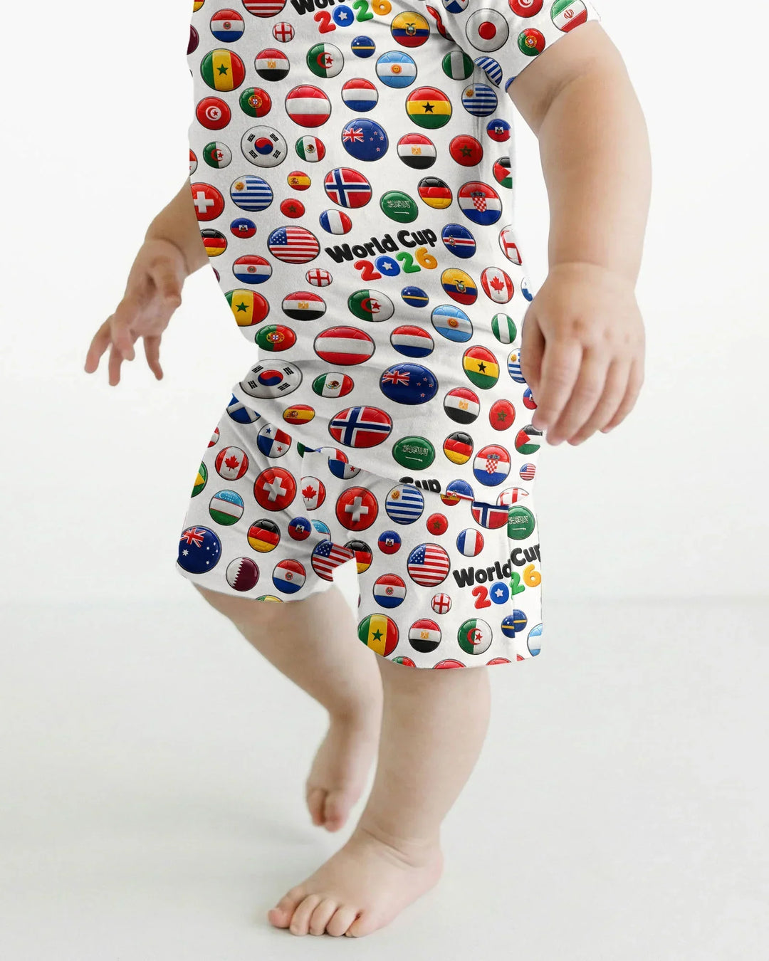 Conjunto de Pijama de Dos Piezas de Bambú con Mangas Cortas y Pantalones Cortos