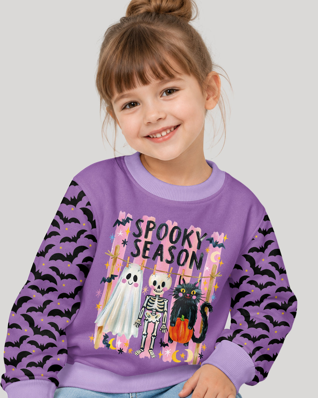 Sweatshirt mit Rundhalsausschnitt aus Bambusfaser