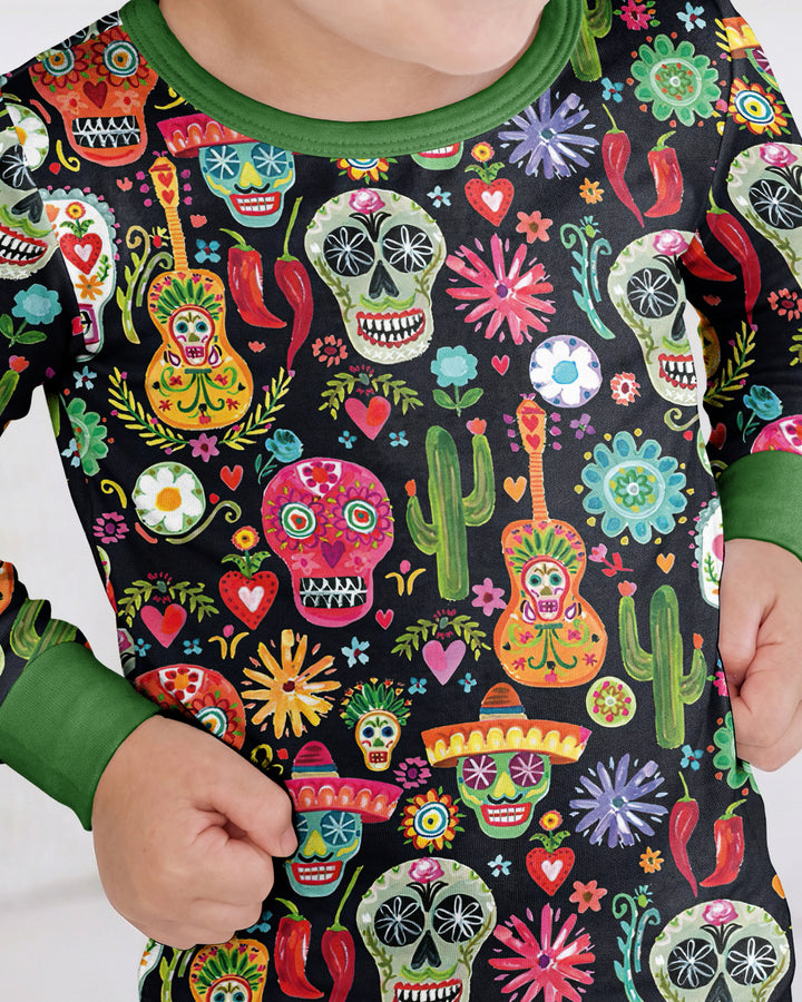 Mi Calaverita Bamboo Two Piece Long Sleeve Pajama Set