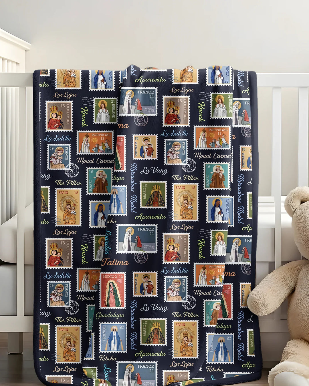 Our Lady, Around the World Bamboo Blanket
