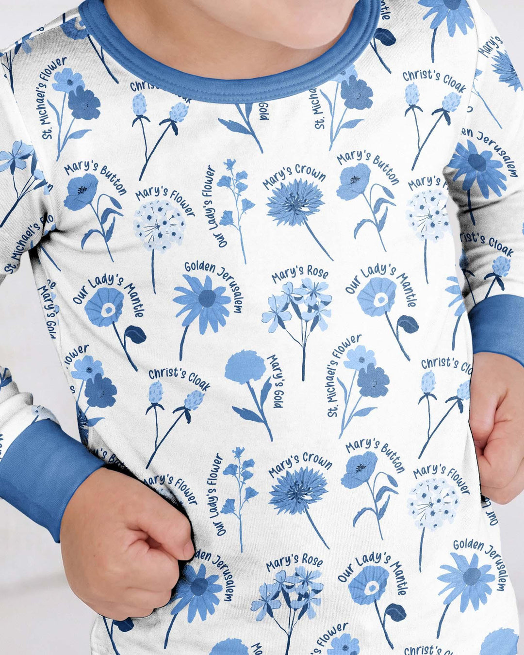 Mary's Garden Bamboo Two Piece Long Sleeve Pajama Set