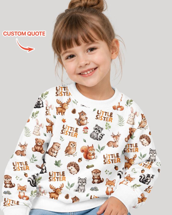 Sudadera de cuello redondo de bambú con plantilla personalizada