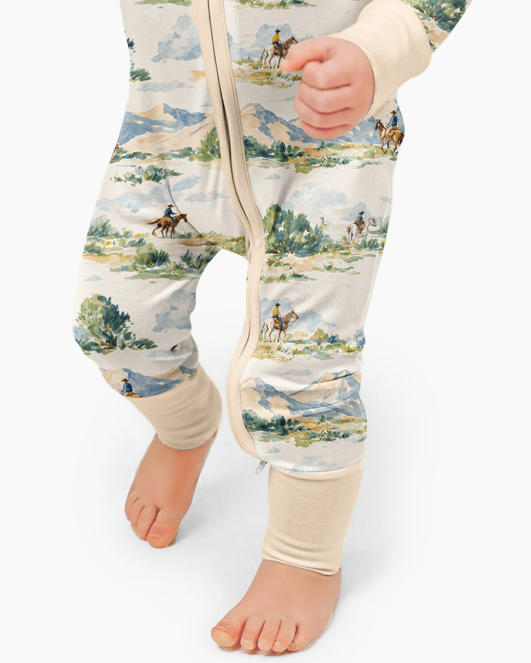 Western Cowboy Landscape Bamboo Convertible Zippy