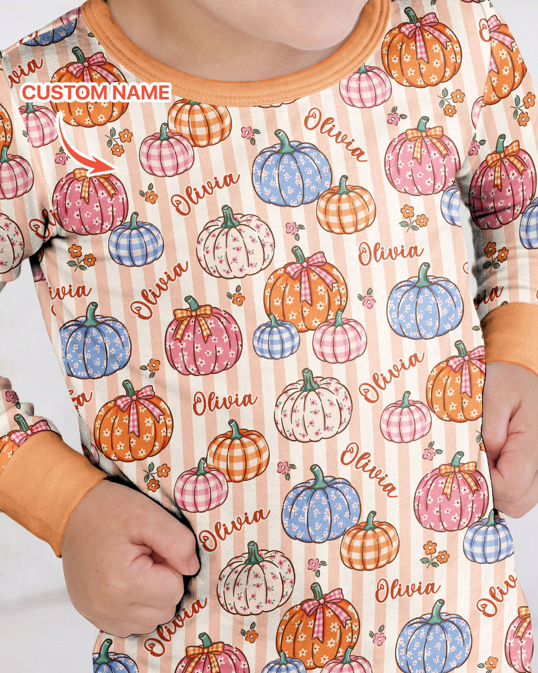 Conjunto de pijama de dos piezas de bambú con mangas largas, plantilla PERSONALIZADA