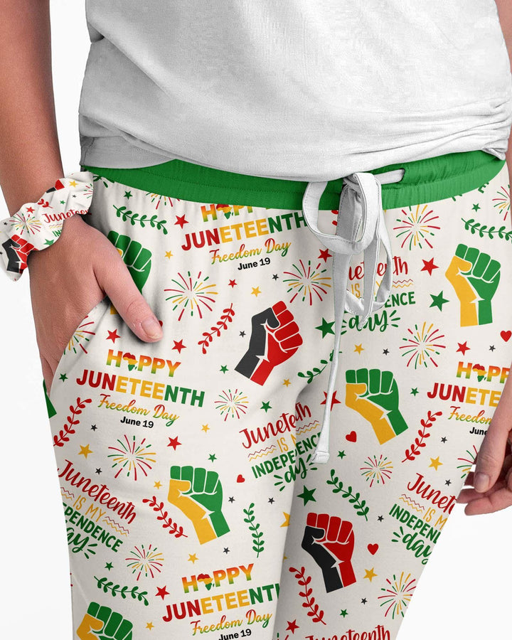 Plantilla de conjunto de pijama de mujer de bambú
