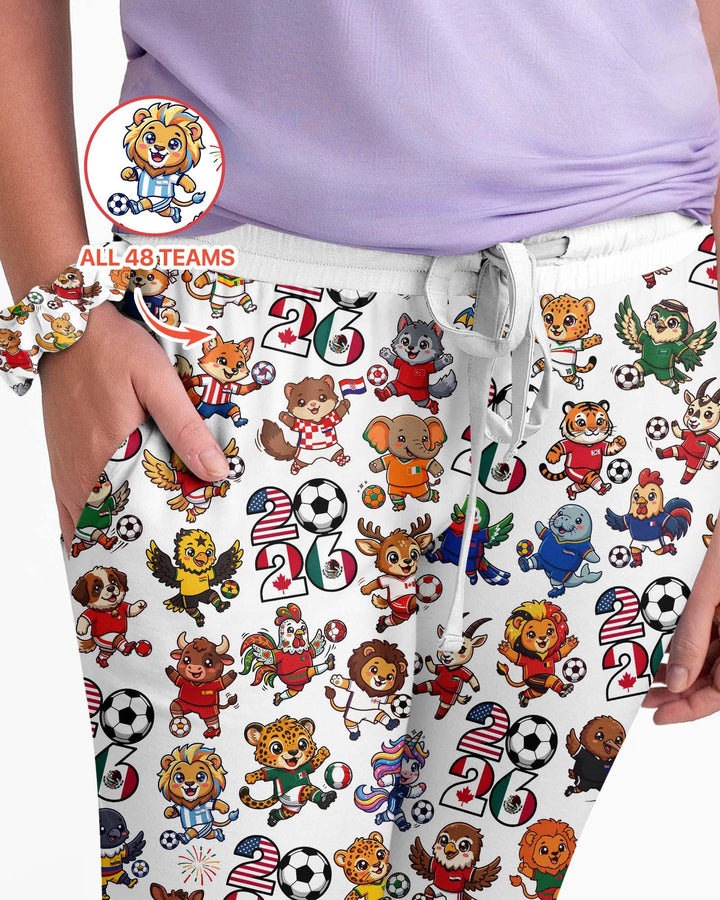 Plantilla de conjunto de pijama de mujer de bambú