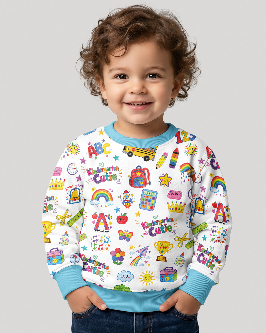 Kindergarten Cutie Bamboo Crewneck Sweatshirt