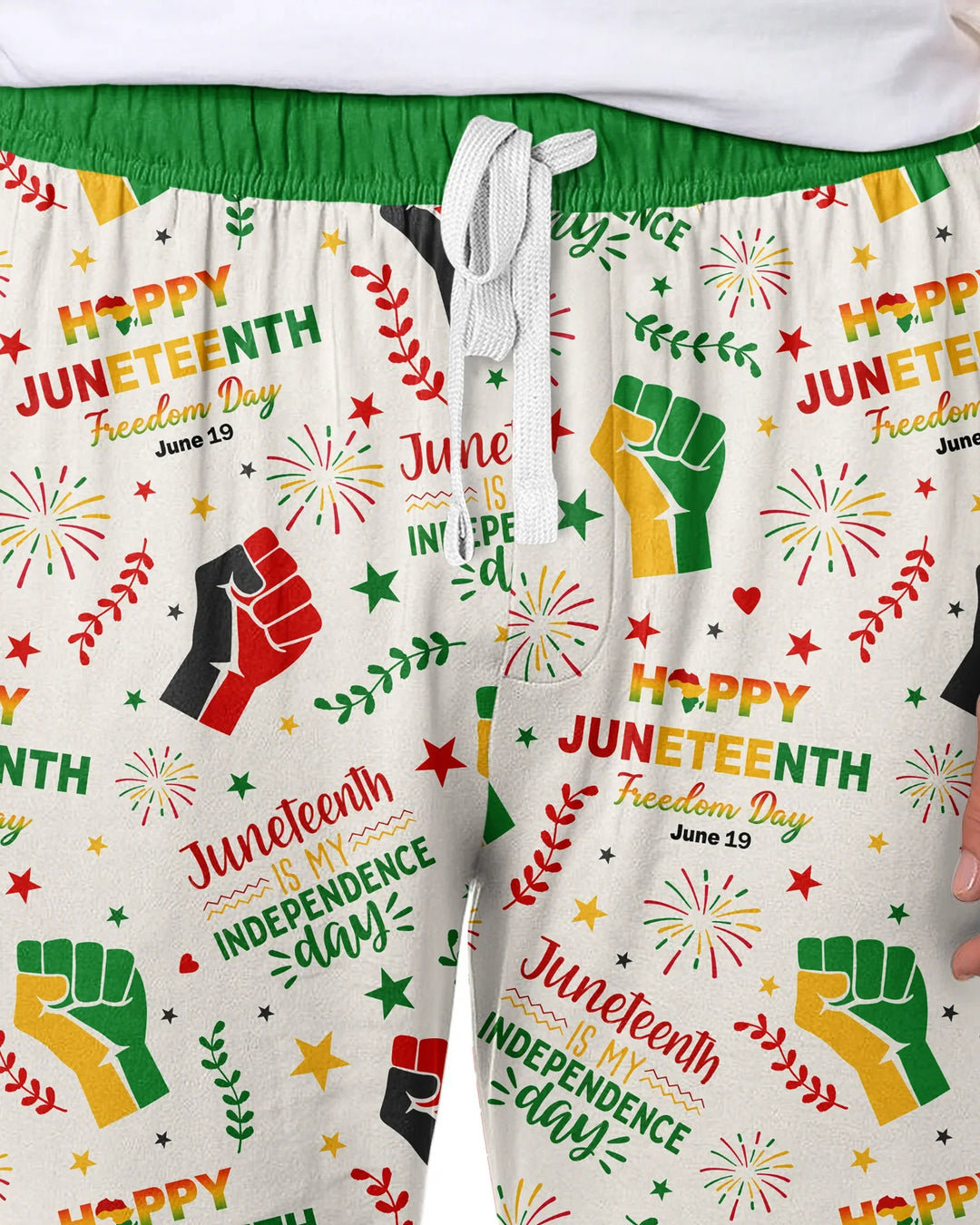 Happy Juneteenth Freedom Day Bamboo Men's Pajama Set