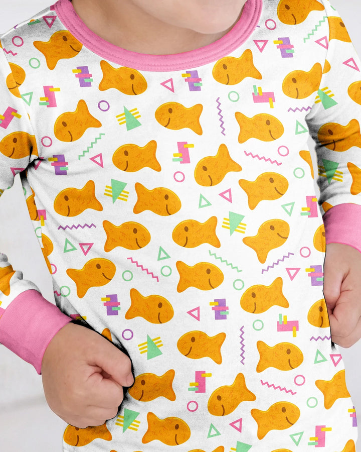 Conjunto de pijama de dos piezas de bambú con mangas largas, plantilla PERSONALIZADA