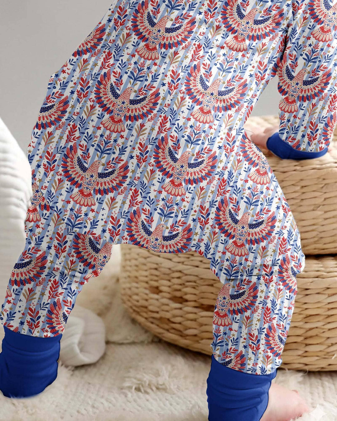 Patriotic Eagle Bamboo Convertible Zippy