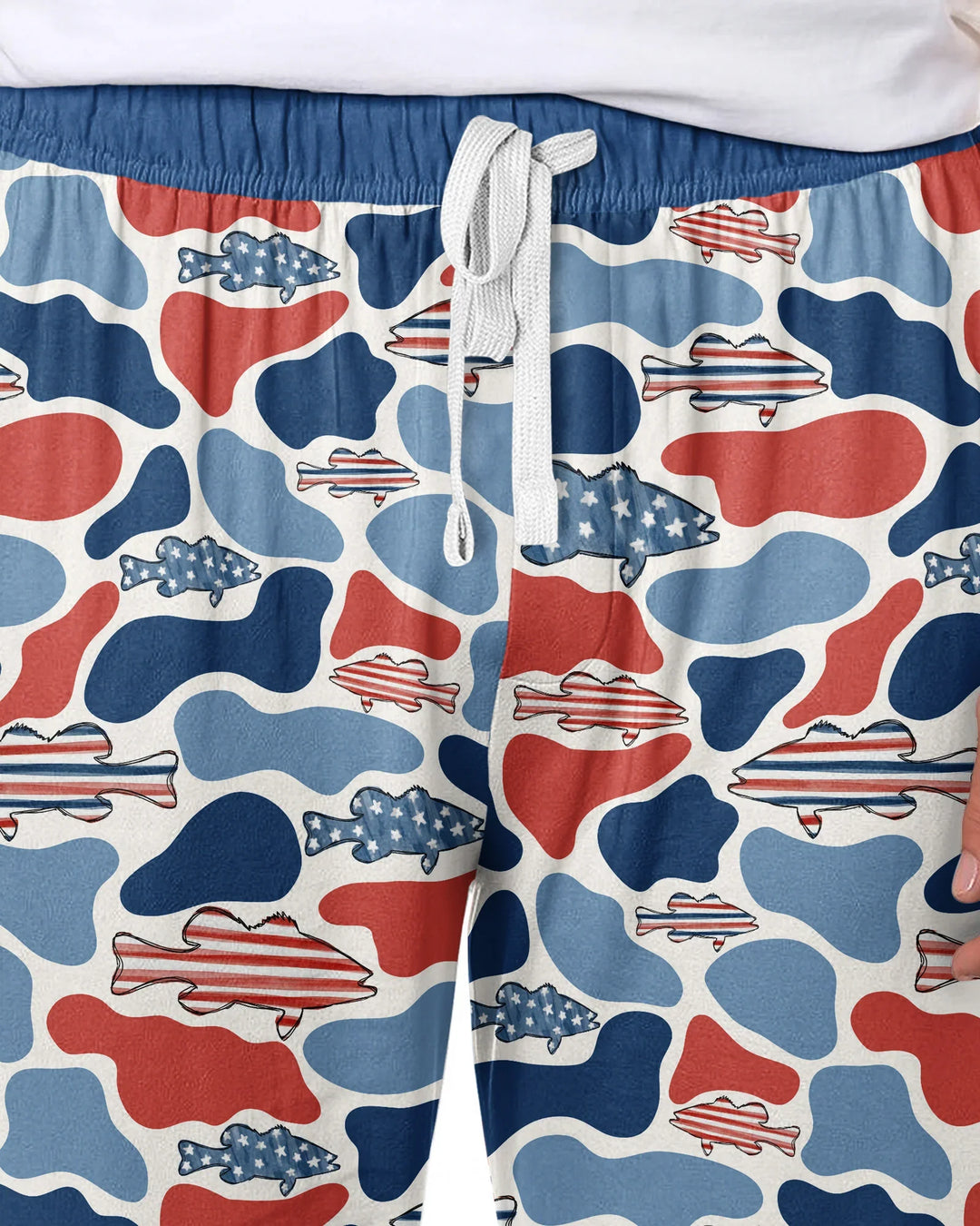 Pijama de bambú a juego Reel America papá e hijo para hombre