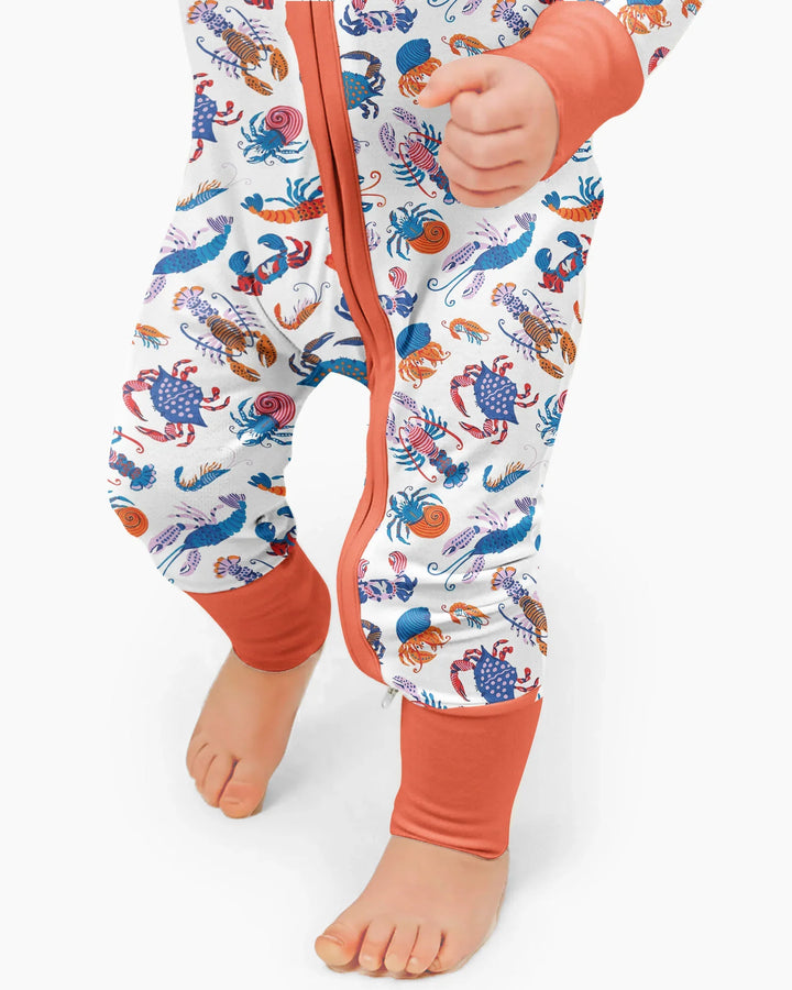 Crustacean Nation Family Matching Bamboo Convertible Zippy
