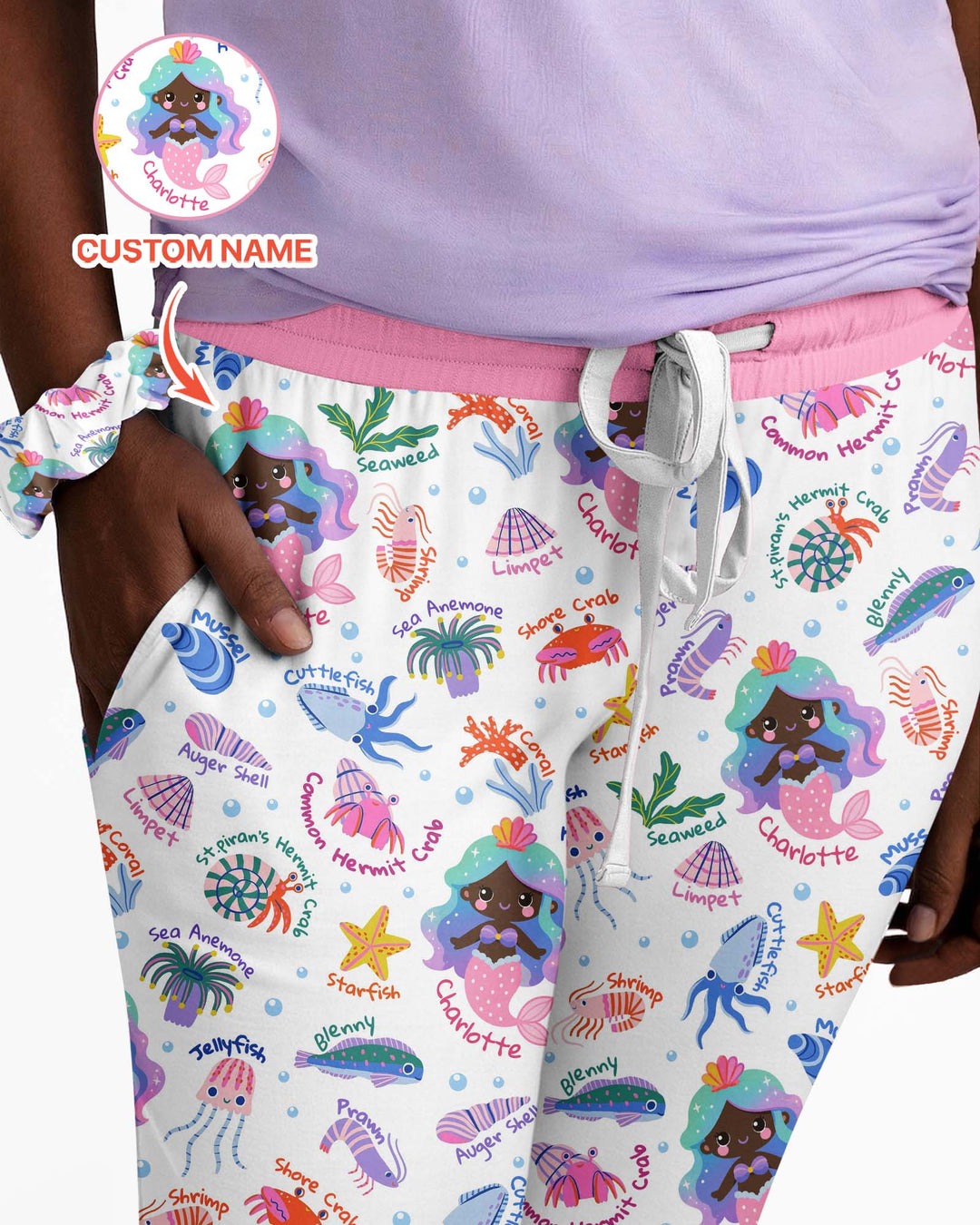 Plantilla Pijama de Bambú Personalizado para Mujer