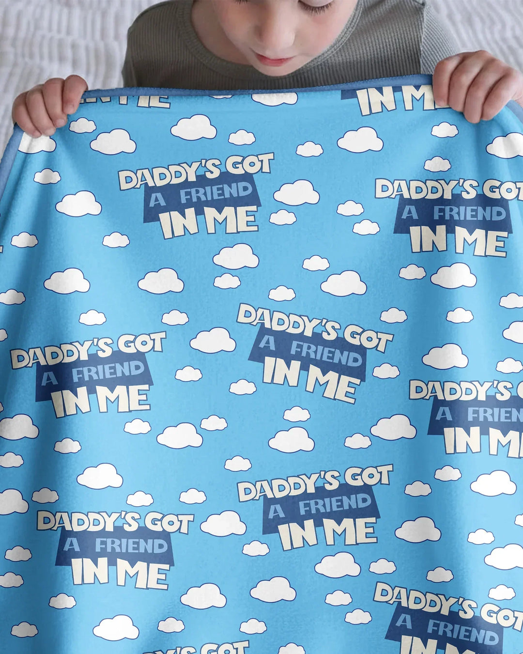 Daddy's Got A Friend In Me Bamboo Blanket