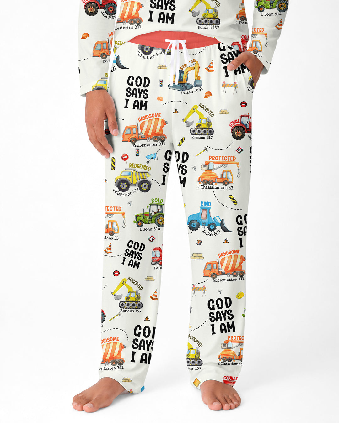 God Says I am Bamboo Men's Pajama Set