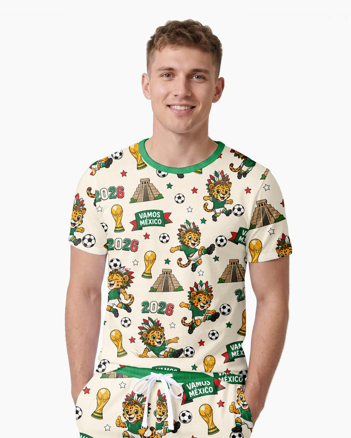 Conjunto de tractor de granja de bambú para hombres – Robusto y relajado
