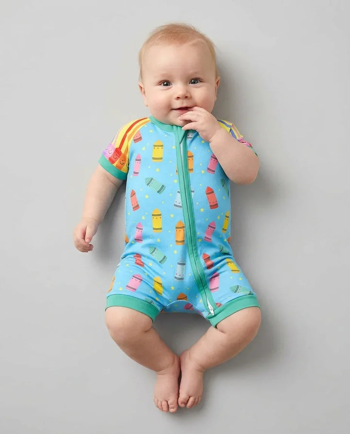 Happy Crayon Friends Bamboo Shorty Zippy