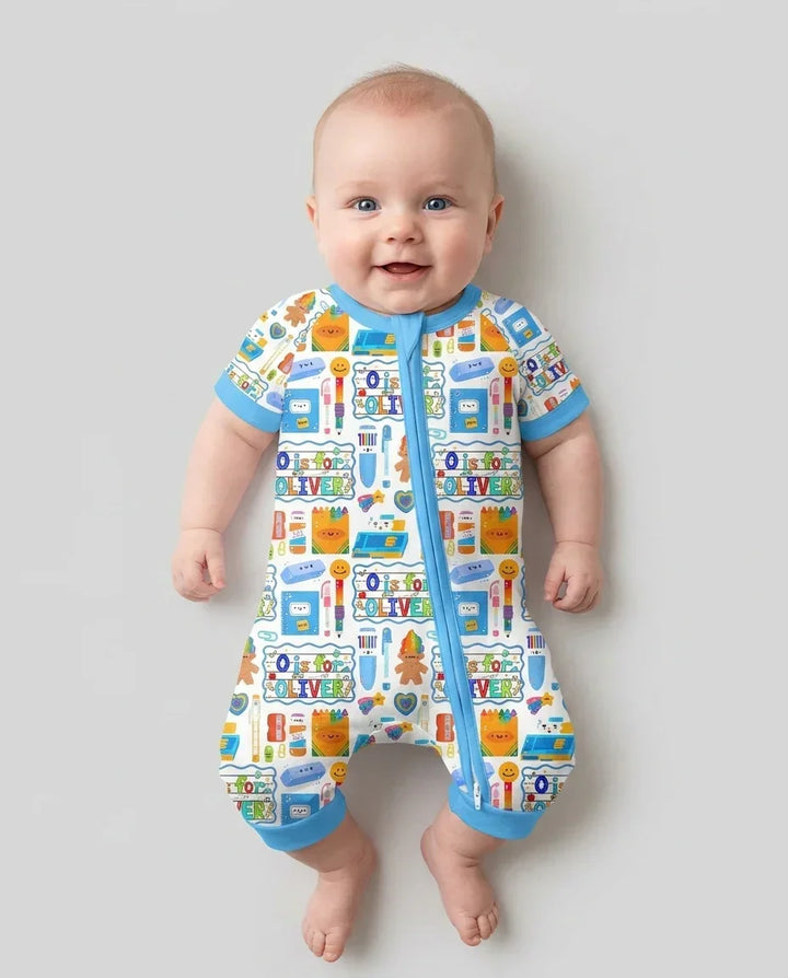 Custom Name Classroom Cuties Bamboo Shorty Zippy